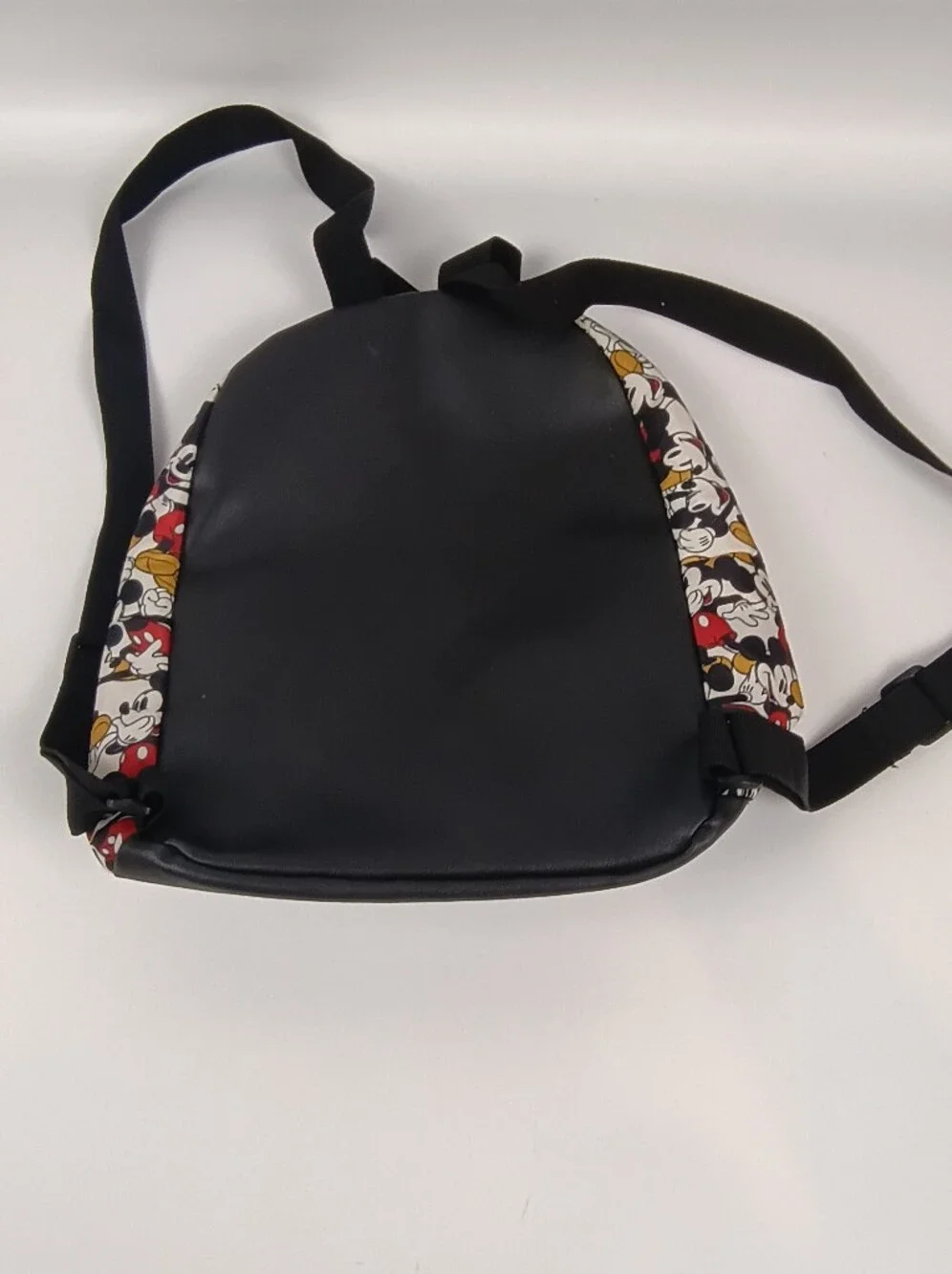 Disney Mickey Mouse Pattern Kids Backpack in Black, Red, White, Gold